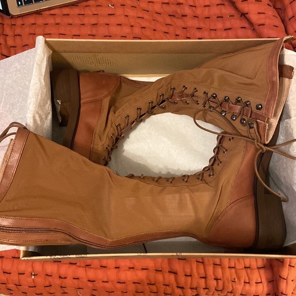 Free People Trickum Tall Lace-Up Combat Boots - Picture 8 of 12